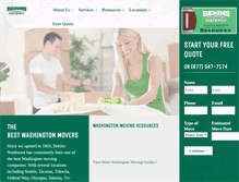 Tablet Screenshot of bekinsmovingandstorage.com